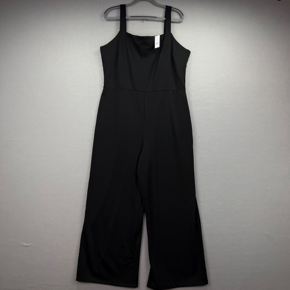 GAP Black Wide-Leg Jumpsuit